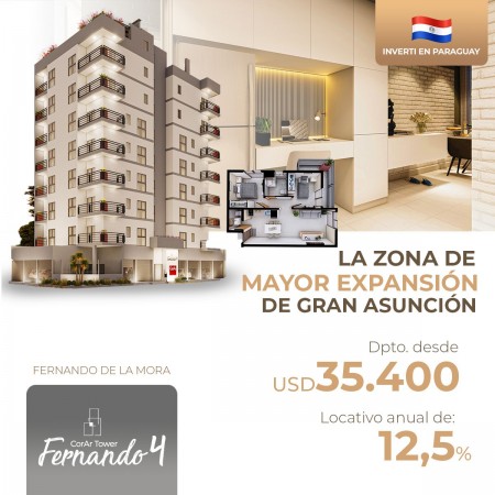 Foto Departamento en Venta en Fernando de la Mora, Central - U$D 35.400 - pix6732772 - BienesOnLine